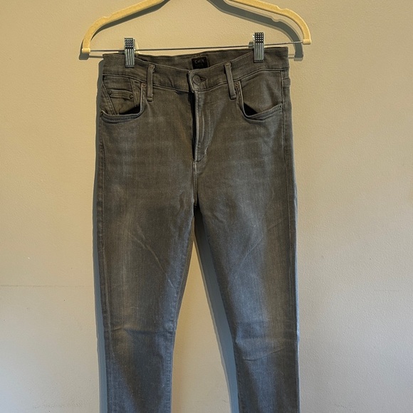 Citizens Of Humanity Women's High Rise Gray Jeans - Picture 1 of 9